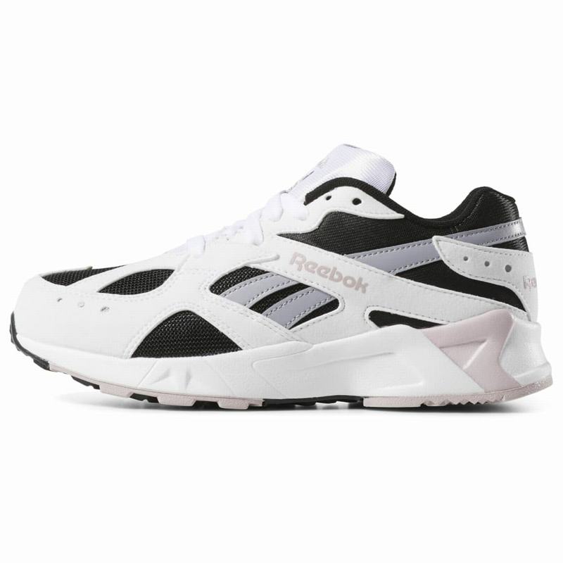 Tenisi Reebok Aztrek Dama Albi/Negrii Romania PY6329HD